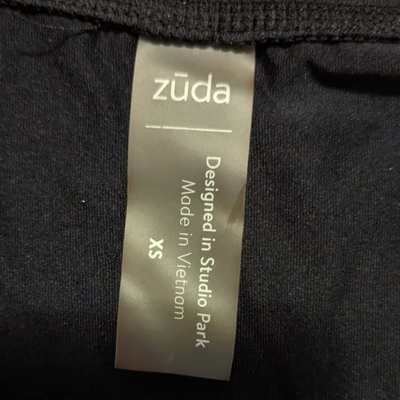 Zuda Black Z-Cool Ruched Front Tank Top Women's Size Extra Small XS - Picture 5 of 10